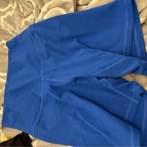 Blue Athletic Bike Shorts